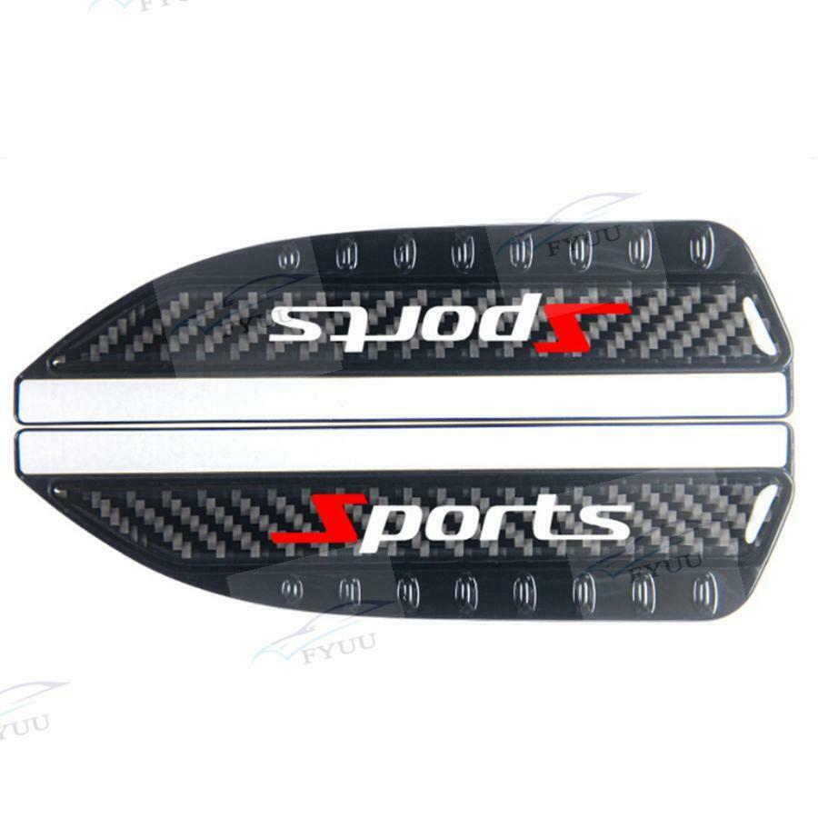 2pc Carbon Fiber Car Rear View Side Mirror Rain Board Eyebrow Guard Sun Visor