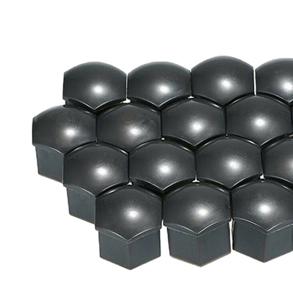 Car Wheel Nut Cover Bolt Center Caps 0.74inch Tire Nut Lug Black Clip others