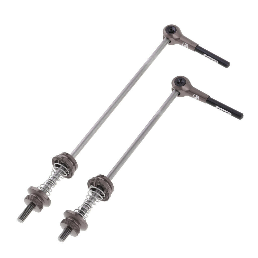 1 Sete Bicycle Quick Release Skewer Set Titanium For Road Bike MTB  Black