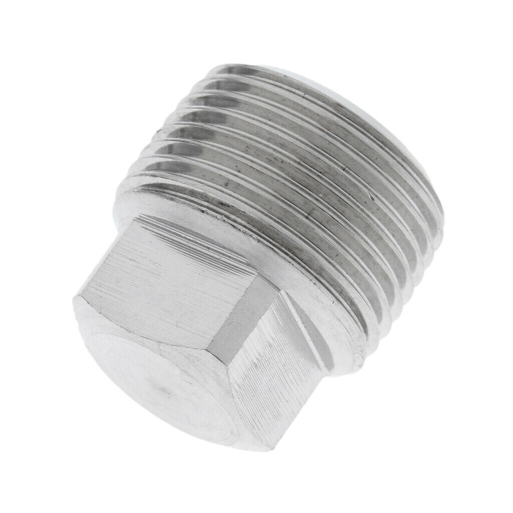 2xHeavy Duty Boat Garboard Hull Drain Plug Bung - Stainless Steel 1/2" NPT