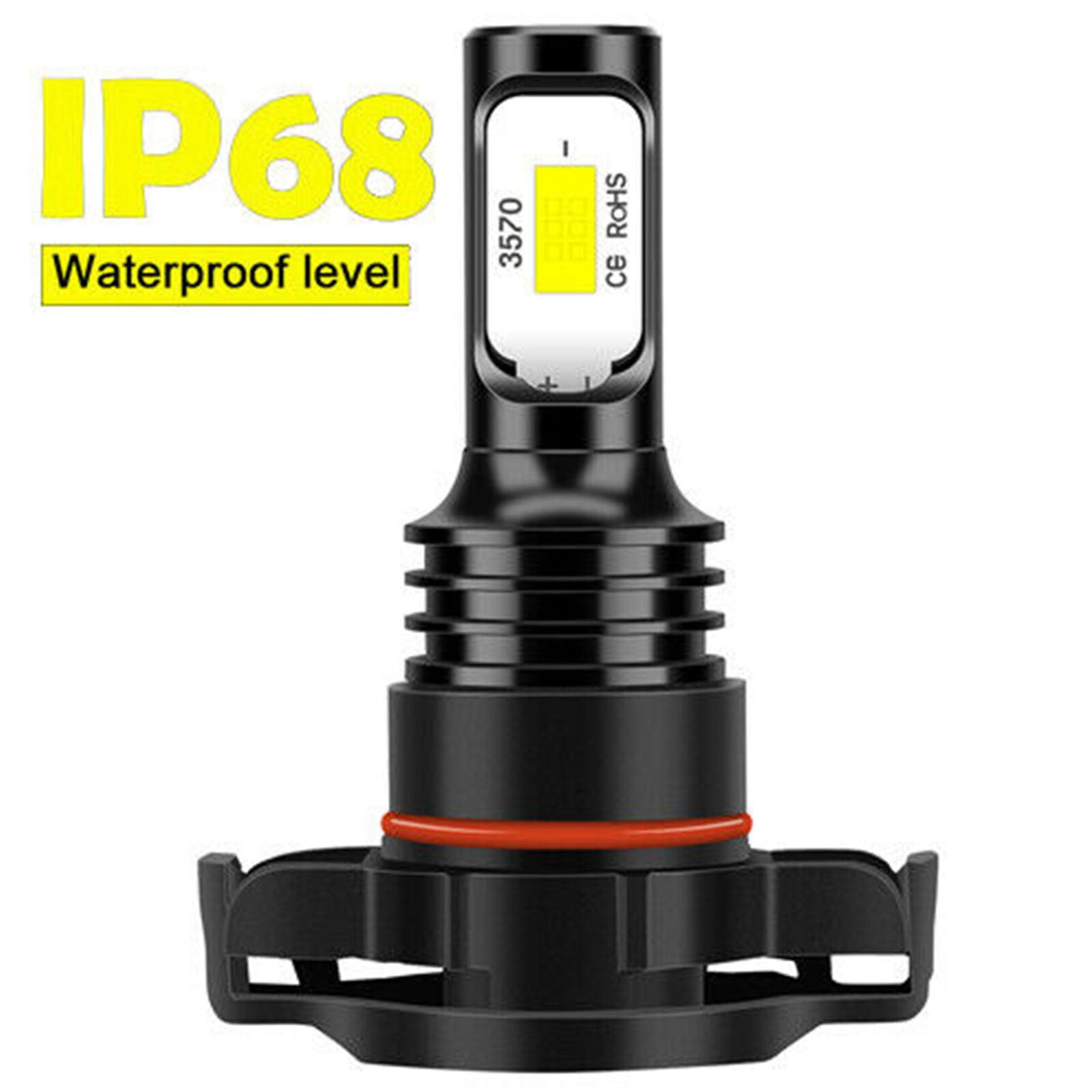 2PCS 5202 6000K LED Headlight Fog Light Bulbs For 2014 2015 GMC Sierra 1500
