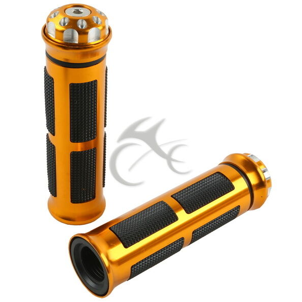 Motorcycle 7/8" Standard Handle bars Hand Grips Sports Bike Motorbike