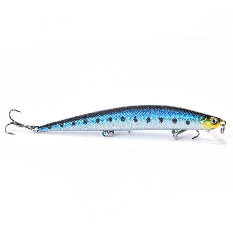 12.5cm 12.5g minnow fishing lures plastic baits hard lures bass crank bai.l8