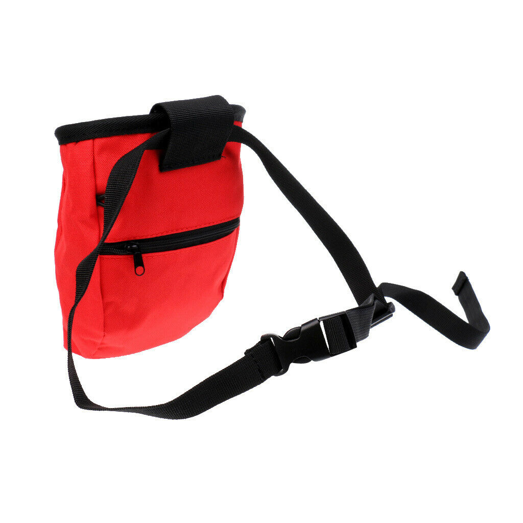 2Pcs Chalk Bags Pouch & Quick Release Belt for Rock Climbing Weightlifting
