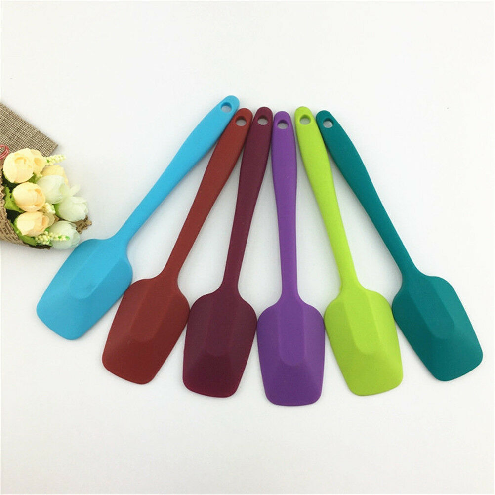 Silicone SpatulaBaking Rubber Scrapers integrated high temperatures resist.l8
