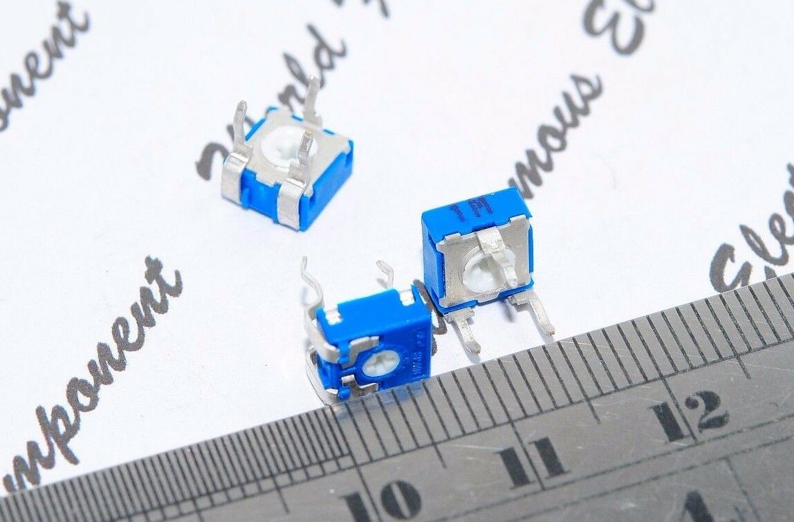 100PCS-ACP CA6XV5-1MA 1M (1000K) ohm TYPE A TRIMME Potentiometer 6mm
