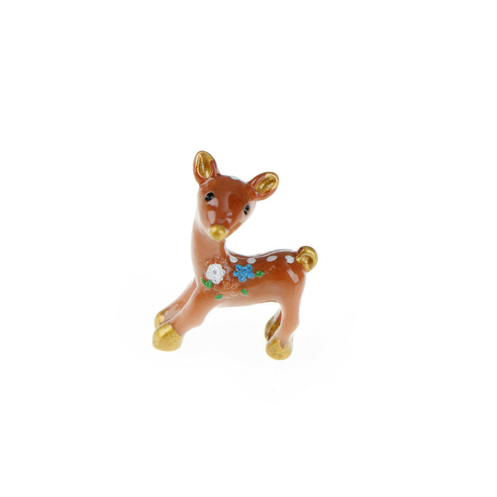 2Pcs Lovely deers Miniatures For Fairy Garden GnomesMossTerrariumsDecorati.l8
