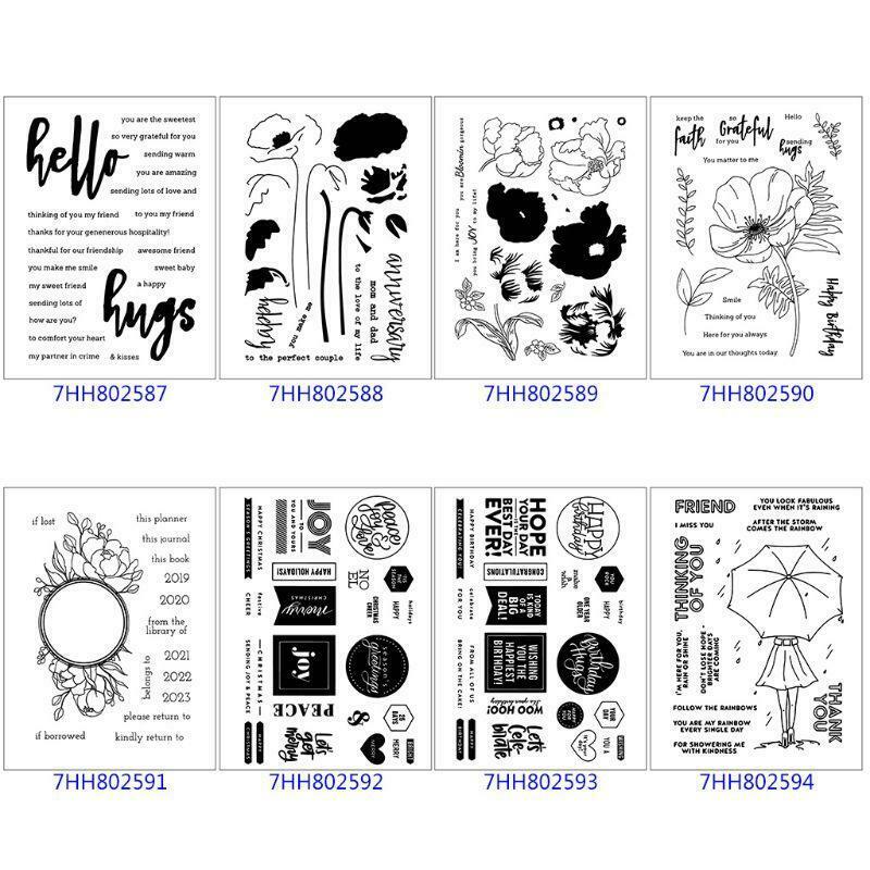 Friendship DIY Silicone Clear Stamp Cling Seal Scrapbook Embossing Album Decor