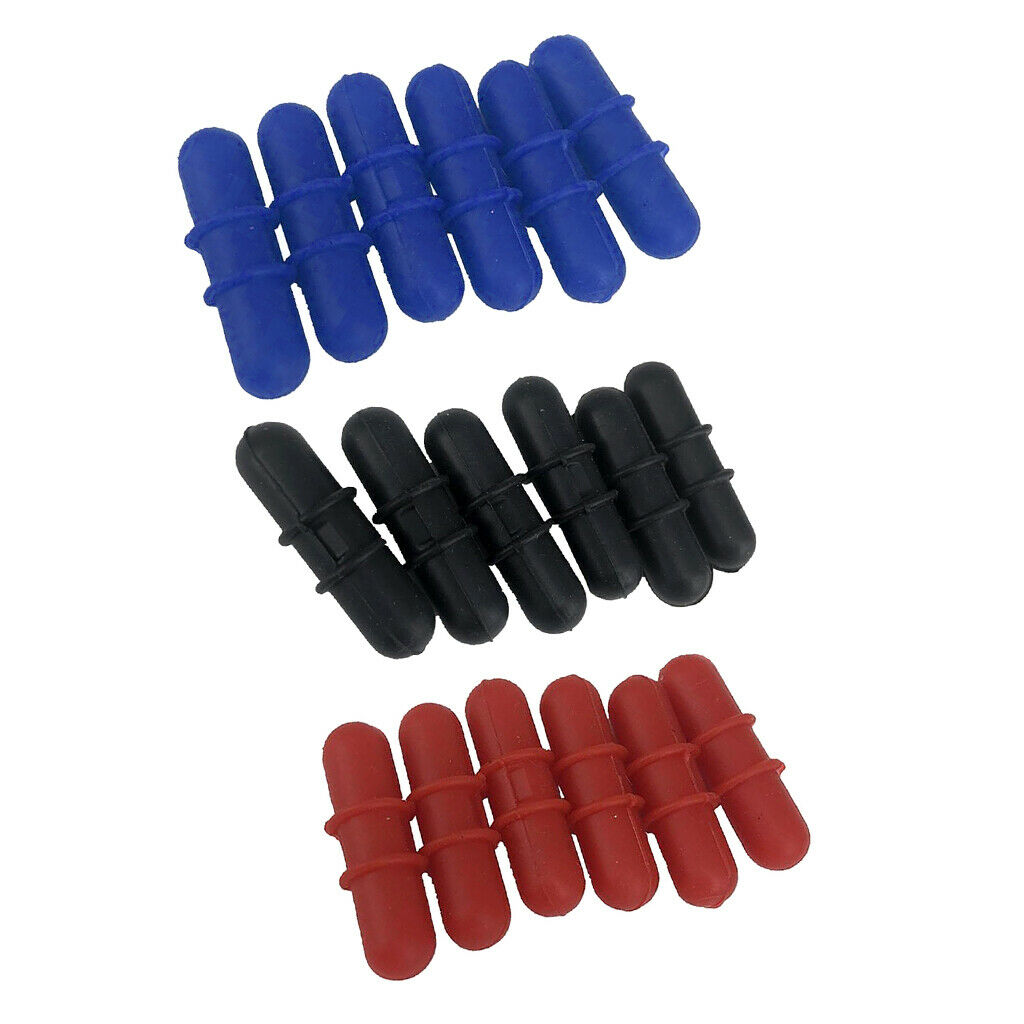 Bowstring Silencer Stabilizer Rubber Shock Absorber Vibration Damper Black