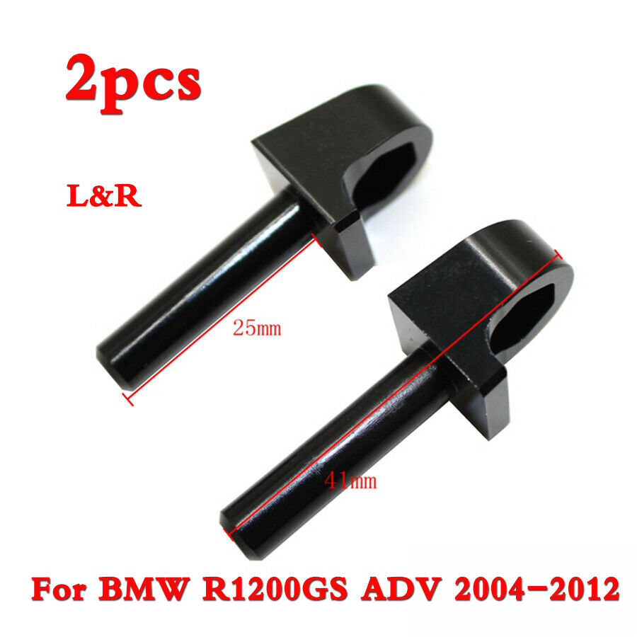 Windscreen Mounting Fixed Bolt Screw Black Steel 2pcs