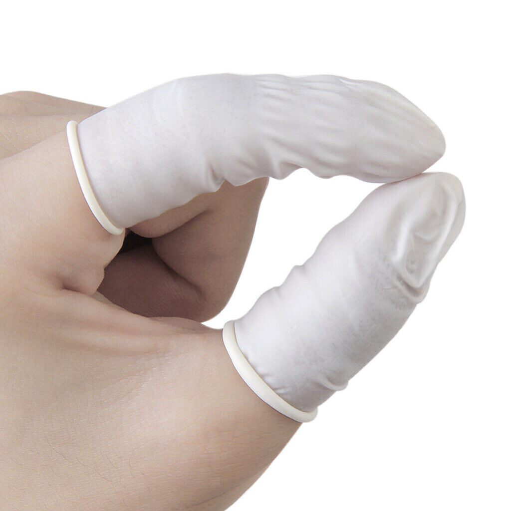 Lots 230 Disposable Finger Fingertips Cots for Nail Art Electronic Repair