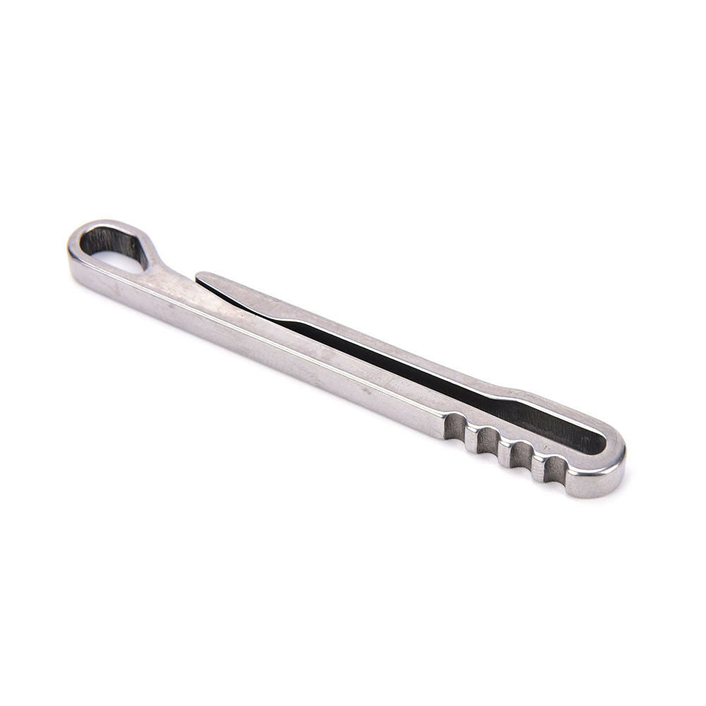 Stainless steel Pocket Suspension Clip EDC Keys Tools Keychain Load Holde.l8
