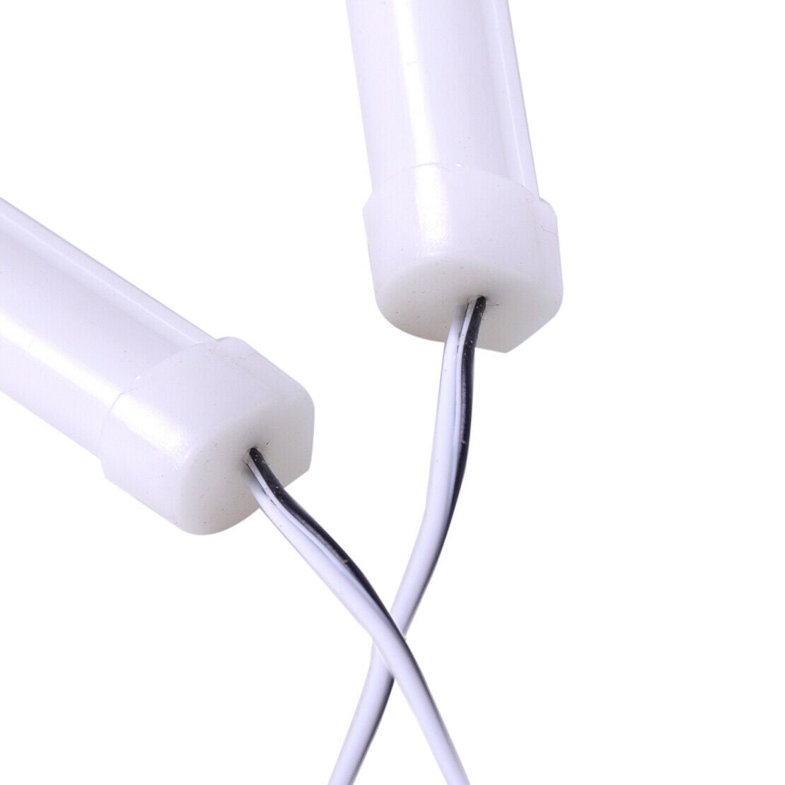 2x 60CM Car White LED Flexible Daytime Running Light DRL Strip Soft Tube Lamp An