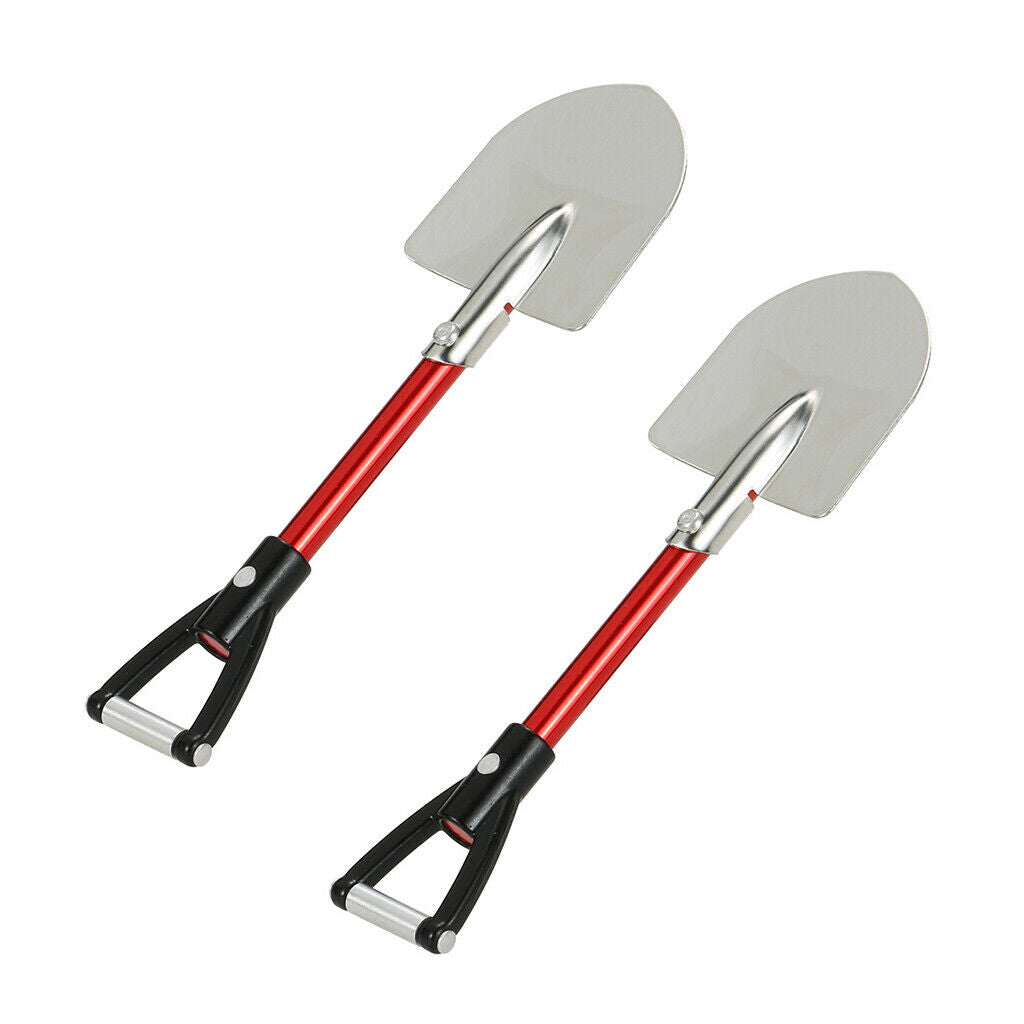 2Pcs 105m Length Metal Shovel for 1/10 Scale Rock Crawlers Axial SCX10