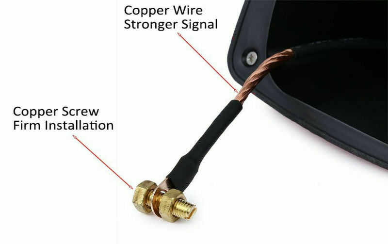 Grey Shark Fin AM/FM Radio Signal Replacement Aerial Antenna Car SUV Universal