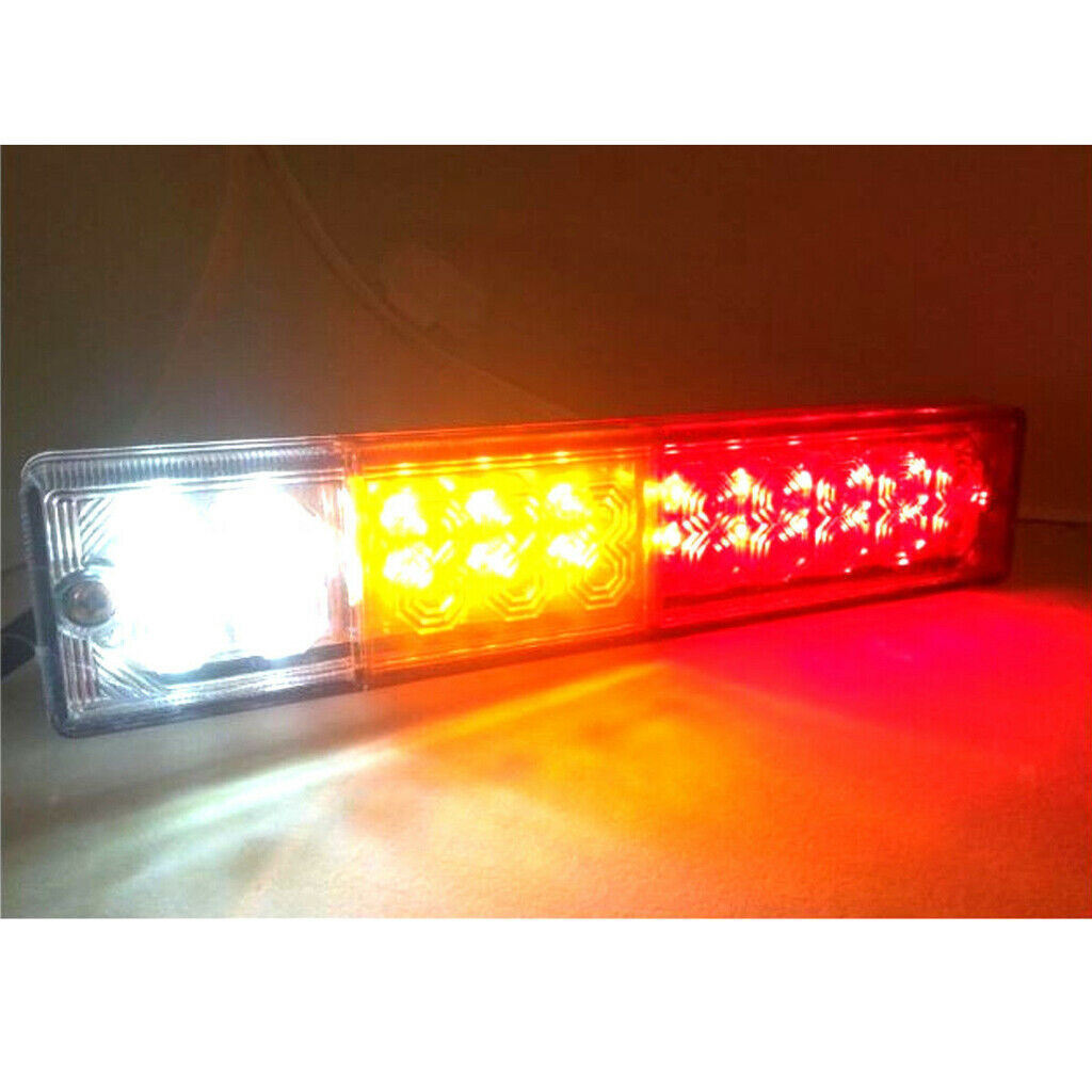 12V Car Rear Tail Lights Brake Stop Indicator Trailer Truck Houseboat