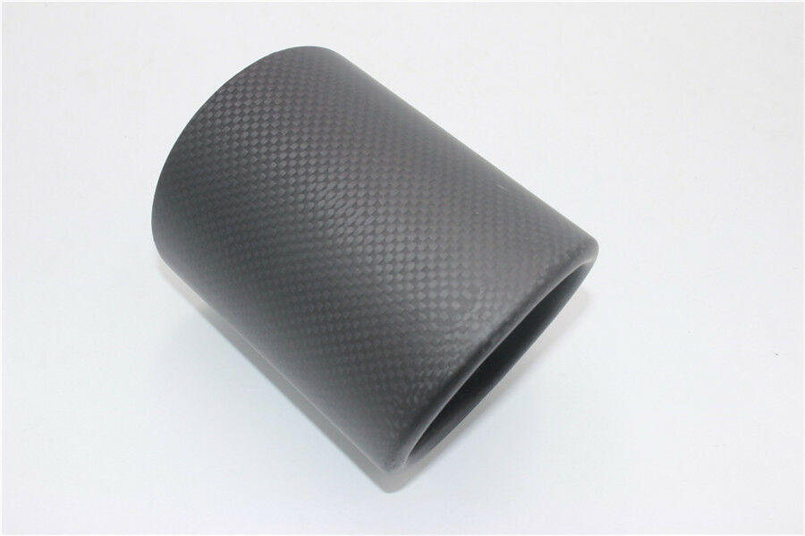 Exhausts pipe Carbon Cover with Matte Carbon Shell Exhaust Muffler Pipe Tip