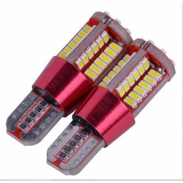 10pcs T10 Canbus Error Free 501 194 W5W Duct 3014 Car 57smd Side Bulb
