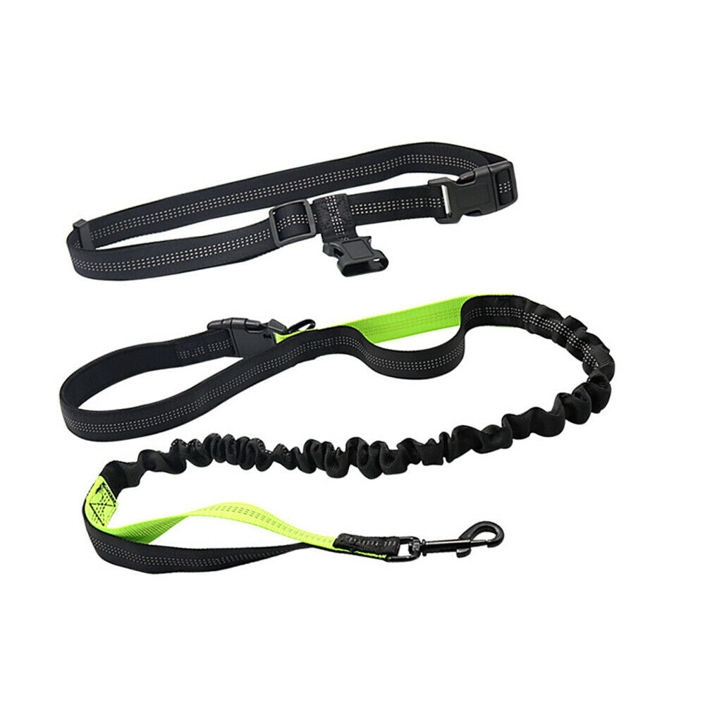 Adjustable Dog Walking Bungee Lead Strong Coupler Elastic Anti Strain Leash NEW