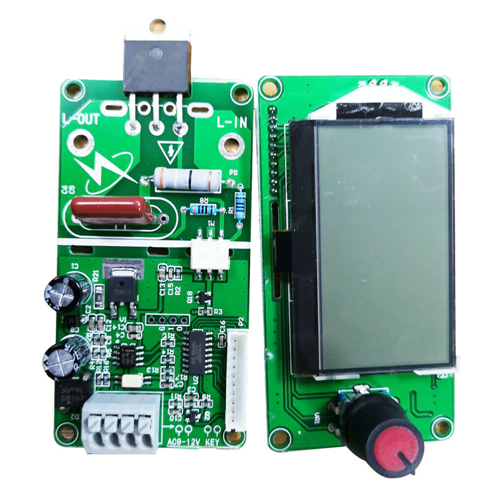 100A Digital LCD Double Pulse Encoder Spot Welder Machine Time Control Board