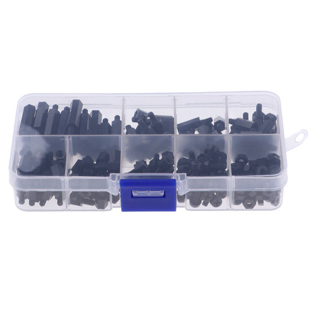 180Pcs M3 Male to Female Hex Nylon Spacer Standoffs