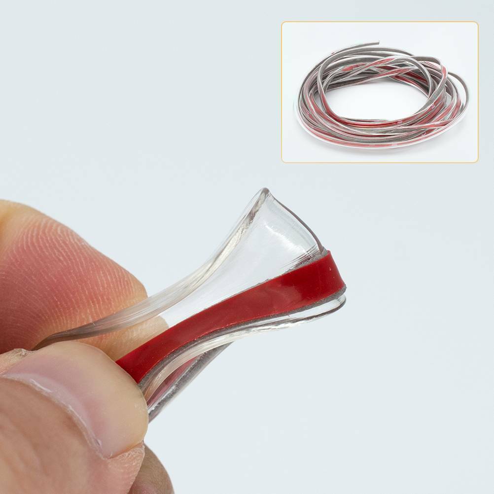 16ft Car Door Edge Trim Molding Guard Scratch Protector Clear Strip Decor Rubber
