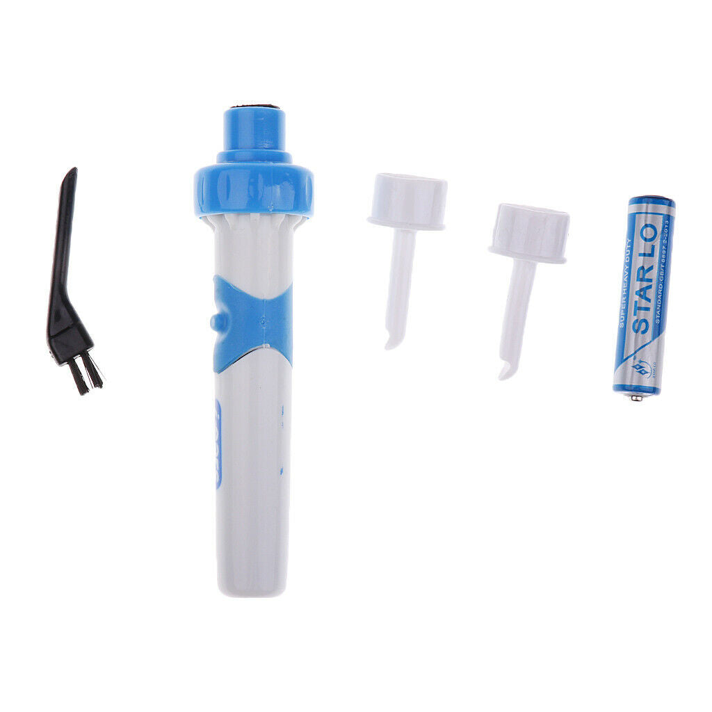 Safety Electric Cordless Ear Wax Cleaner Cleaning Removal Earpick Tool