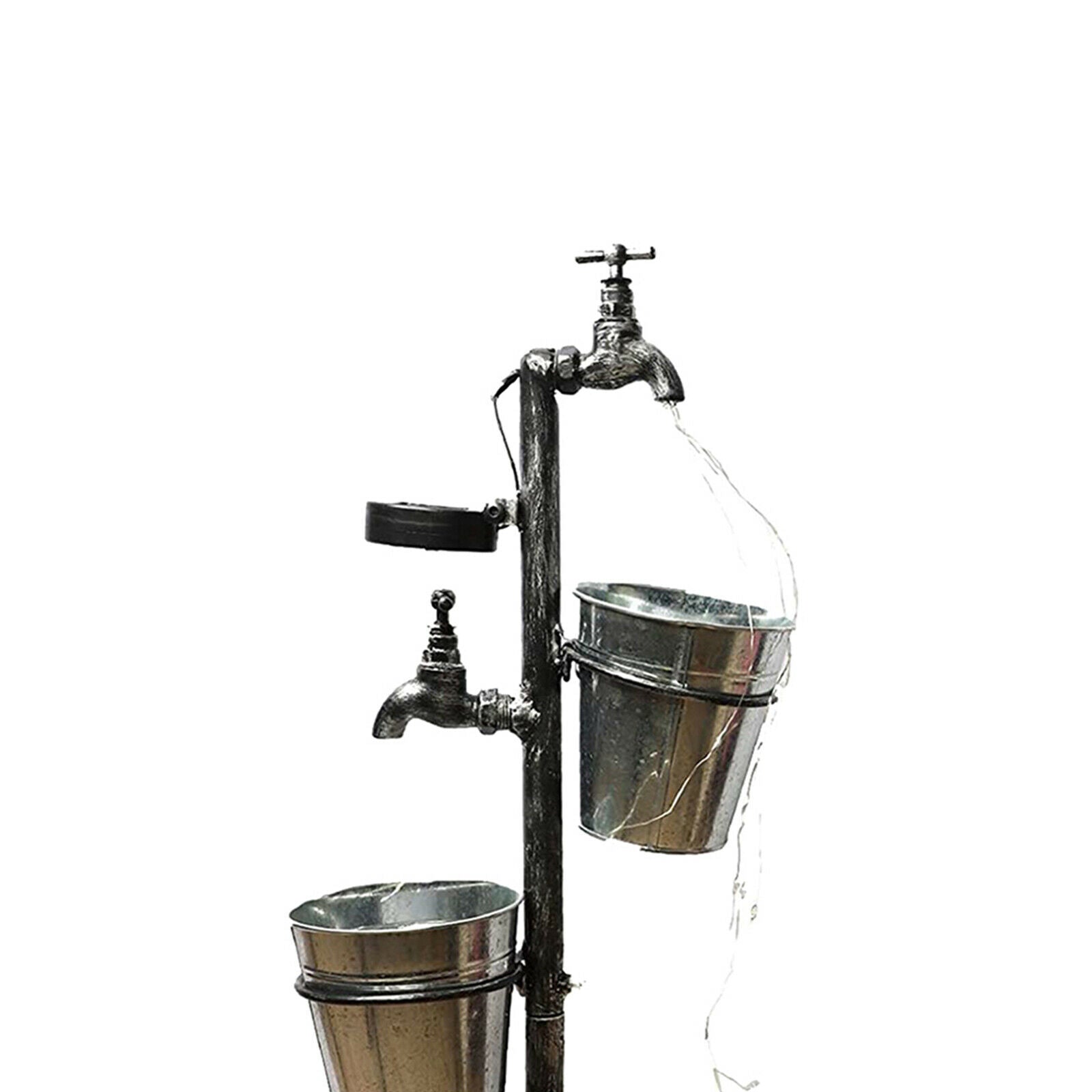 Romantic Garden Watering Can String Light Solar Pavilions Yard Lawn Lamp