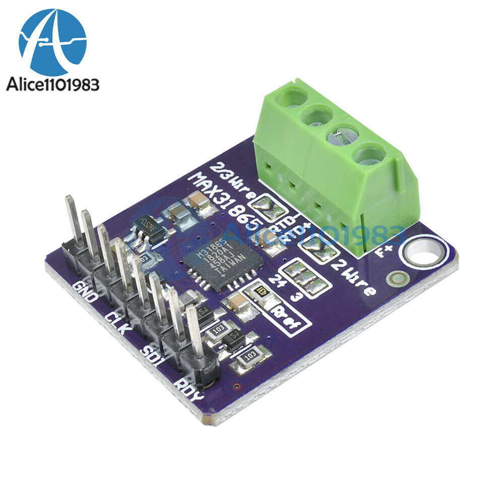 2PCS MAX31865 RTD PT100 Temperature Thermocouple Sensor Amplifier Module DIY