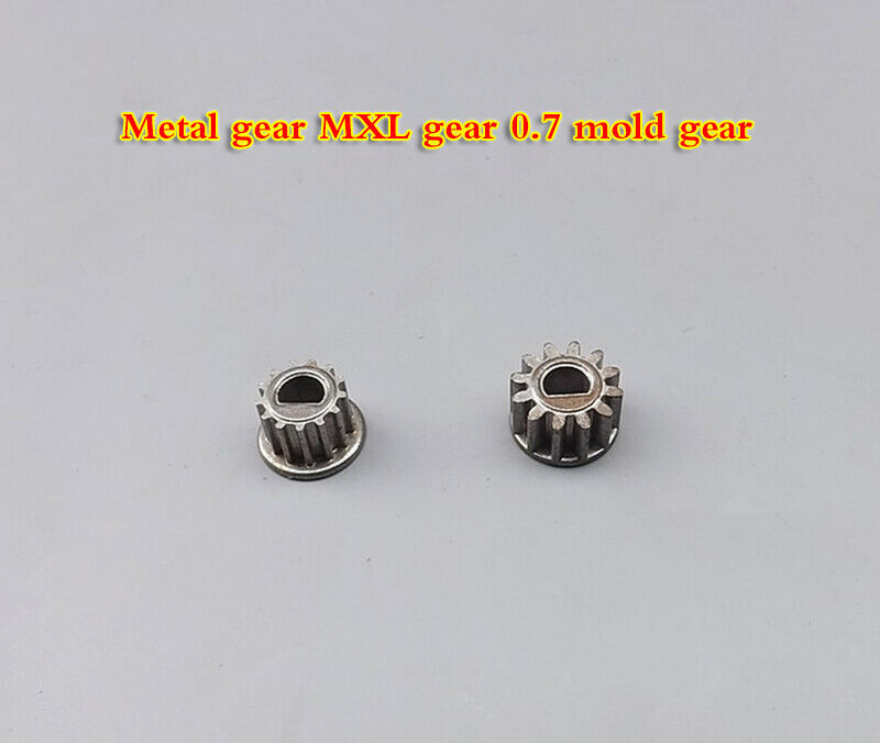 10pcs Metal gear MXL 0.7 mold gear component mounting accessories