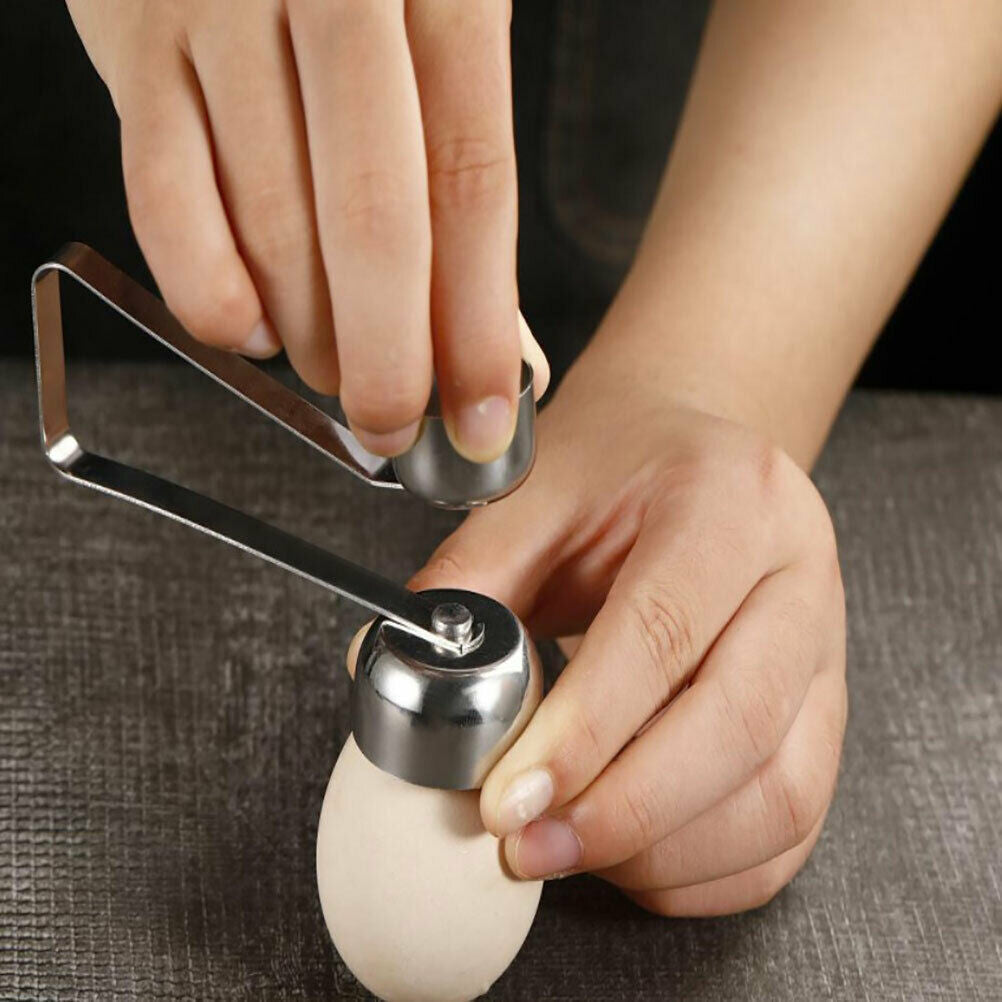 Practical Metal Egg Scissors Egg Topper Cutter Shell Opener Stainless Ste.l8