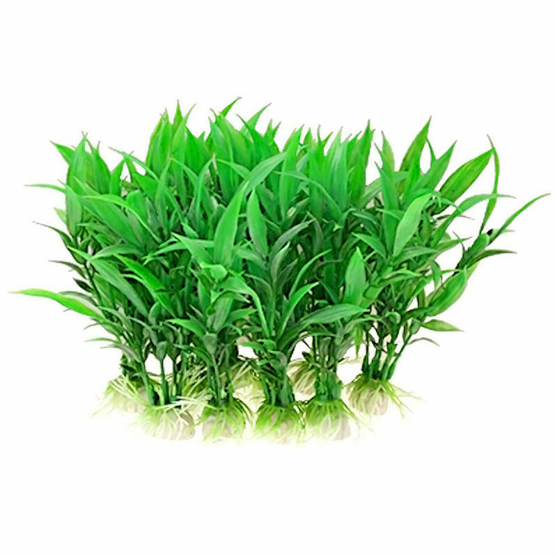 10pcs Artificial Water Plants Aquarium Plants