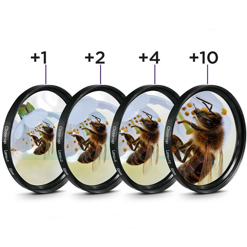 49mm Professional UV CPL FLD Lens Filter Accessory Kit for Canon Nikon Sony DSLR