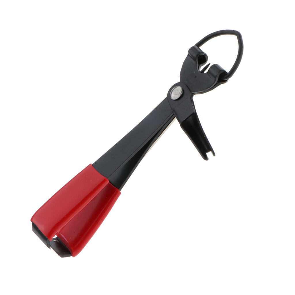 2x Knot Fishing Line Nipper Cutter  Fast Knot Tying Tool Red