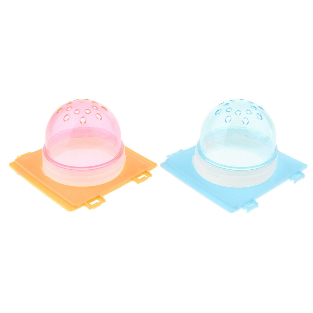 2 Pcs Small Animals Cage Accessories Hamster Tunnel Plugs