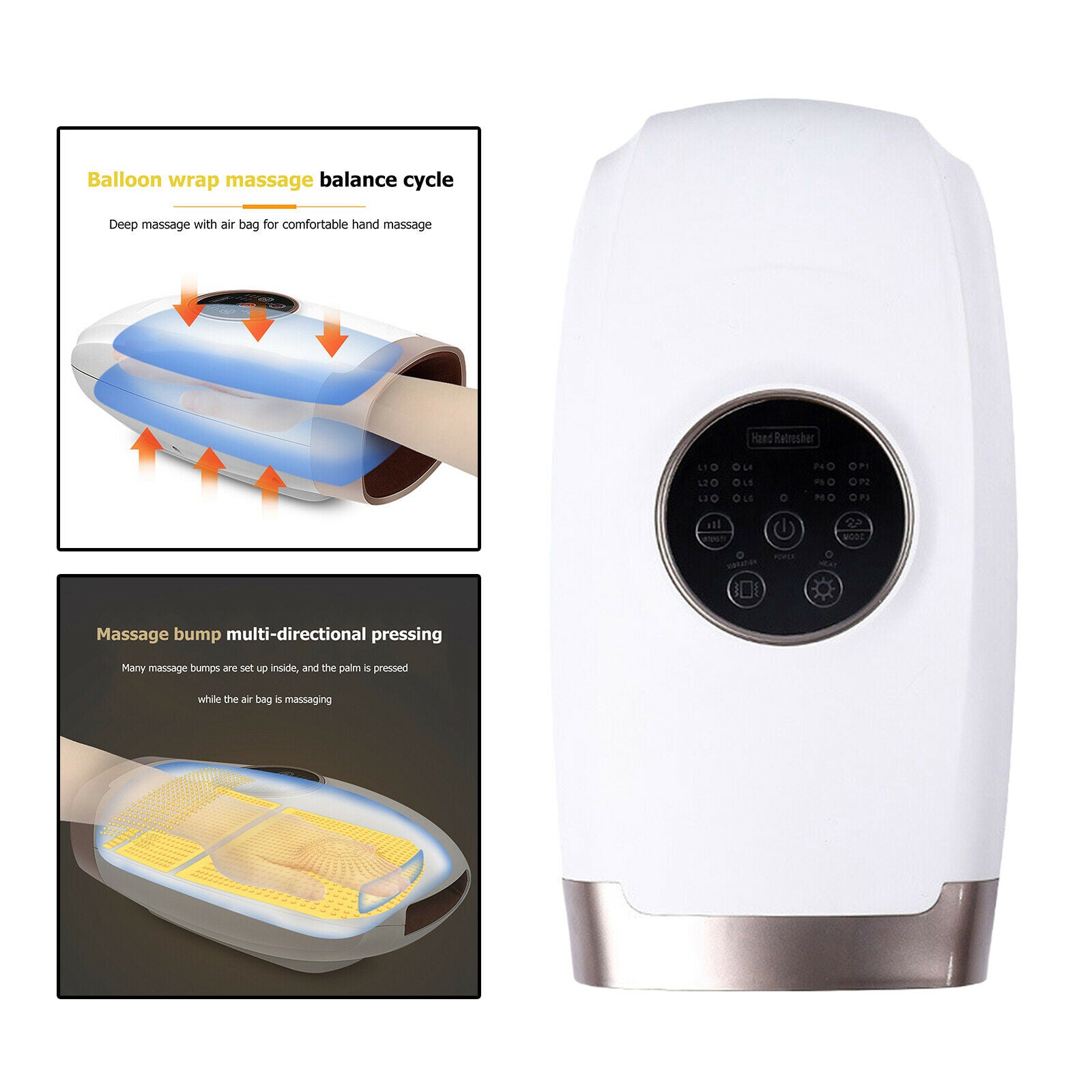 Cordless Electric Hand Massager Tool Point Therapy Pain Relief for Arthritis