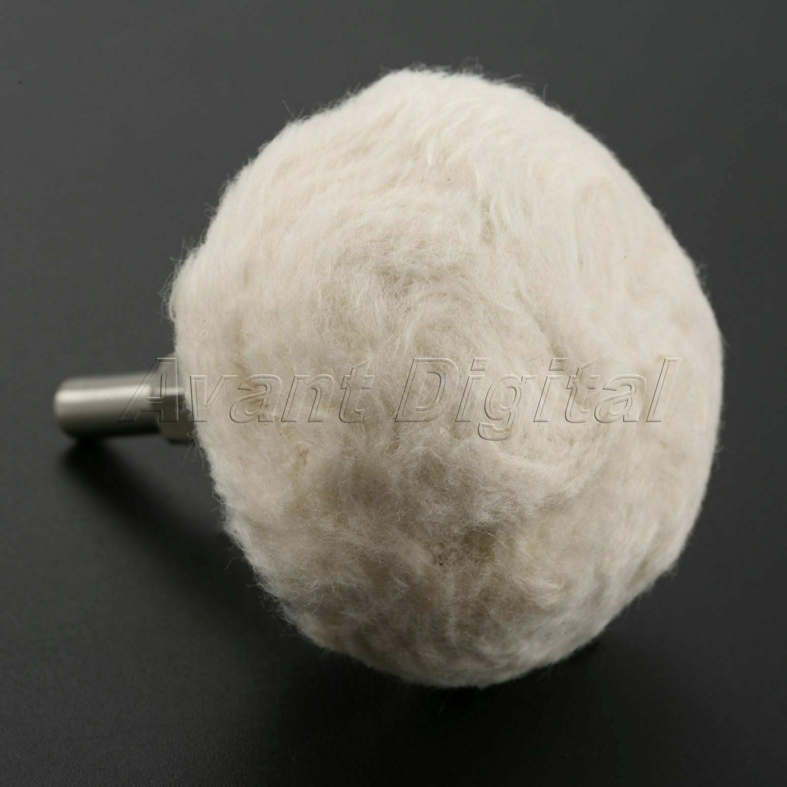 6mm Shank 50mm Cotton Polishing Buffing Wheels Pad Abrasive Crafts Rotary Tool