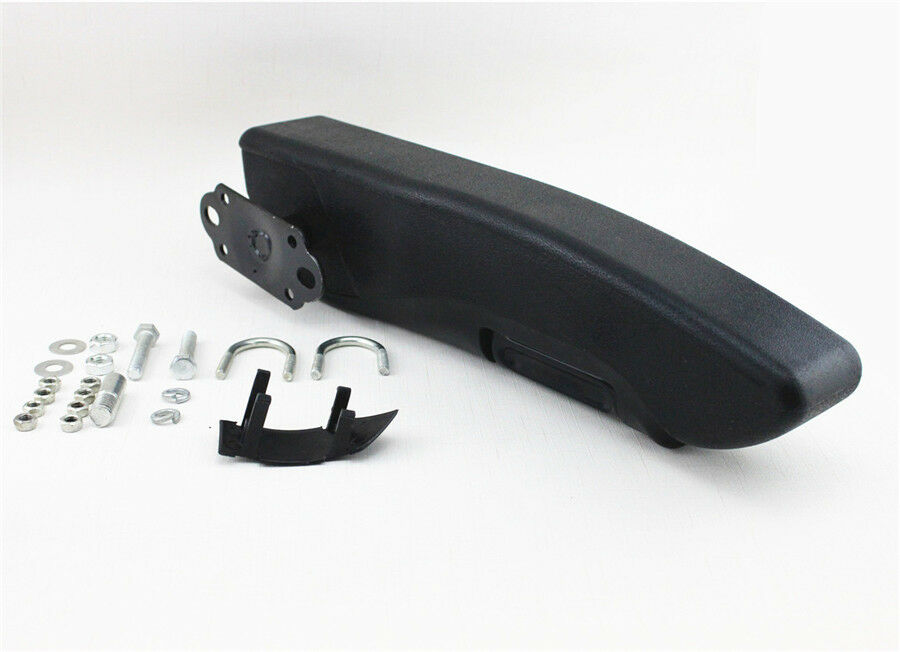 Universal Black PU Leather Folding Car Seat Armrest Left Arm Support Comfortable