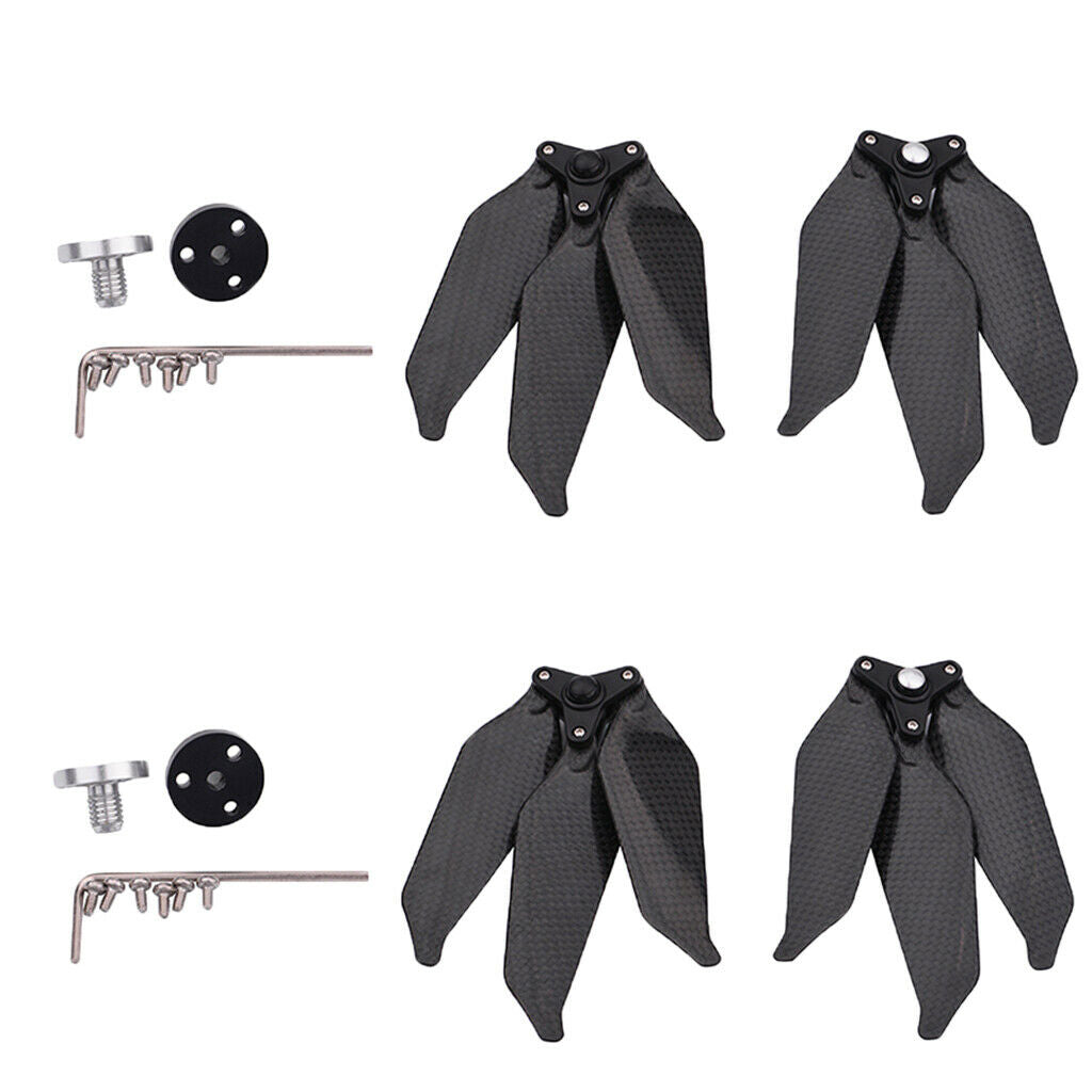2 Pair Of 3  Carbon Fiber Propeller Noise Reduction 9455S For