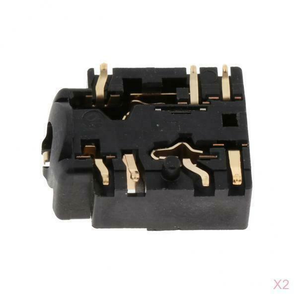 2PCS 3.5mm Headset Headphone Jack Plug Port Socket Replace for  ONE S