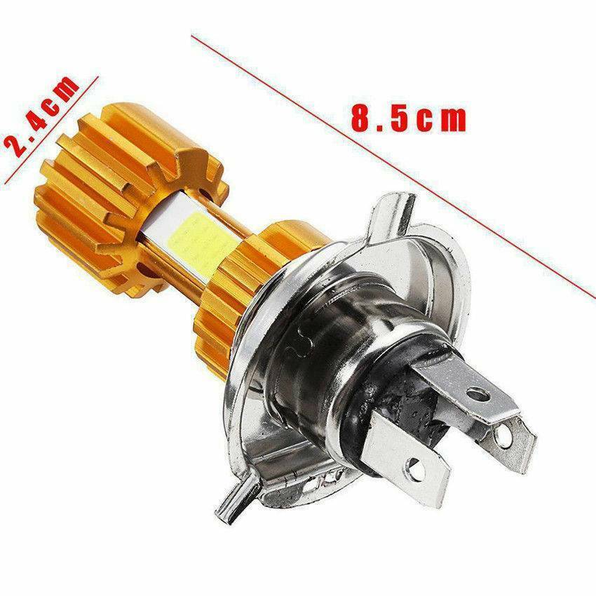 H4 LED Light Headlight Driving Lamp Hi/Lo Beam Bulbs Globes 18W 1500LM 6500K NEW