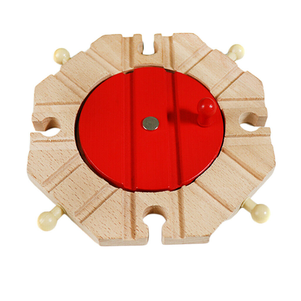 1x Train Track Turntable Accessories Building Play Toys for Kids Educational