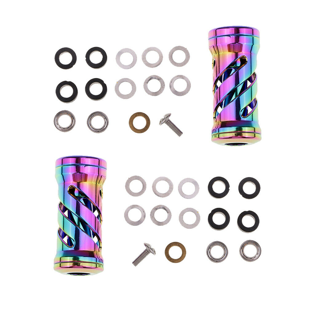 2pcs Colorful Metal Fishing Reel Handle Knob for Baitcasting  Reels