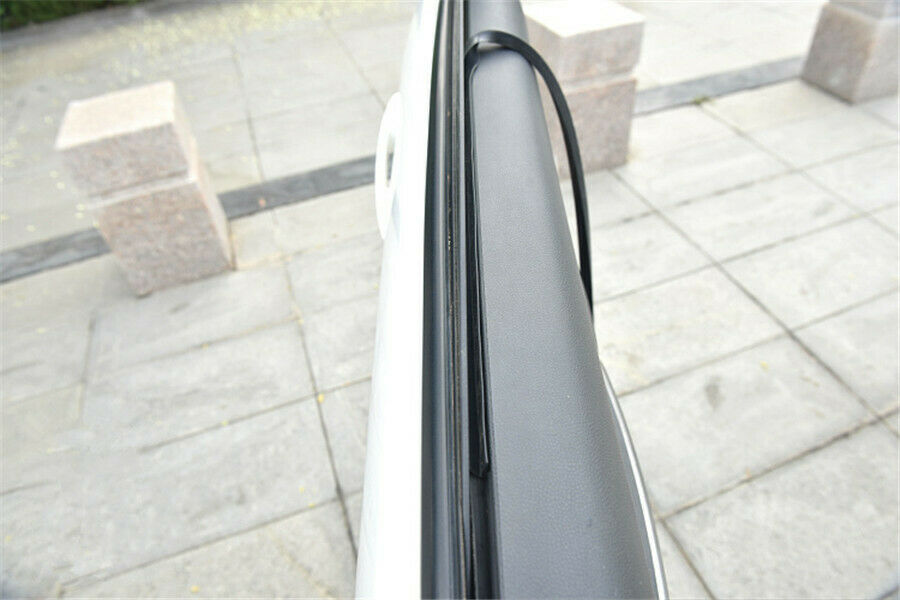 4m V Type Rubber Seal Strips Car Window Glass Door Panel Sound Noise Insulation