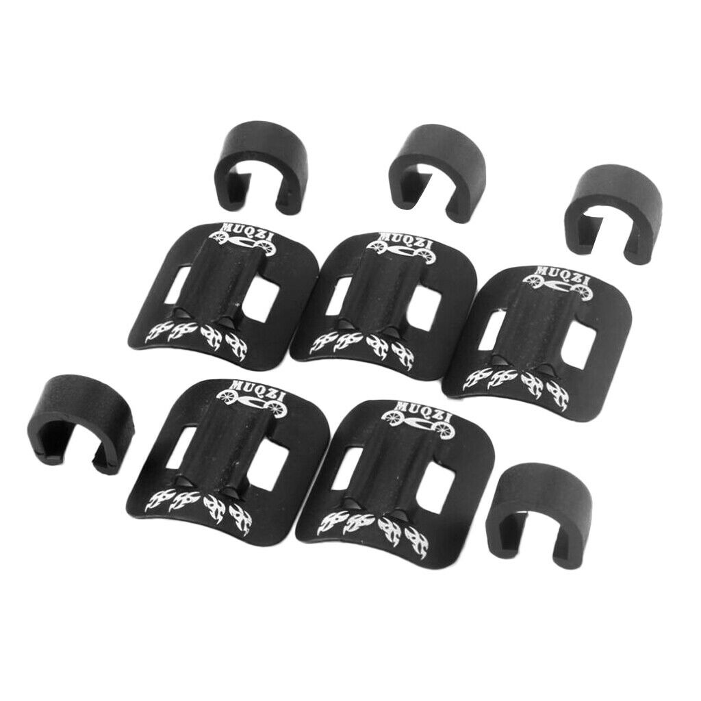 Aluminium Alloy Bike Frame Wire Holder for Bicycle Lines Pipes Fixation