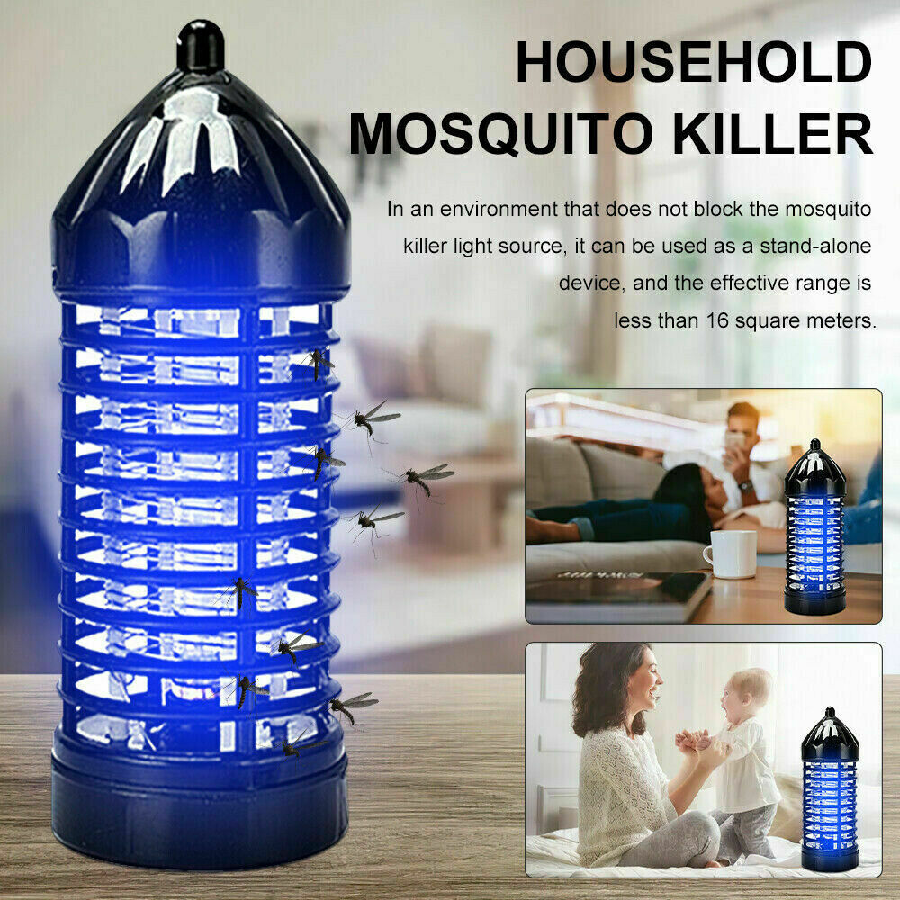 Electric LED Light Fly Bug Zapper Mosquito Insect Killer Trap Lamp Indoor Patio