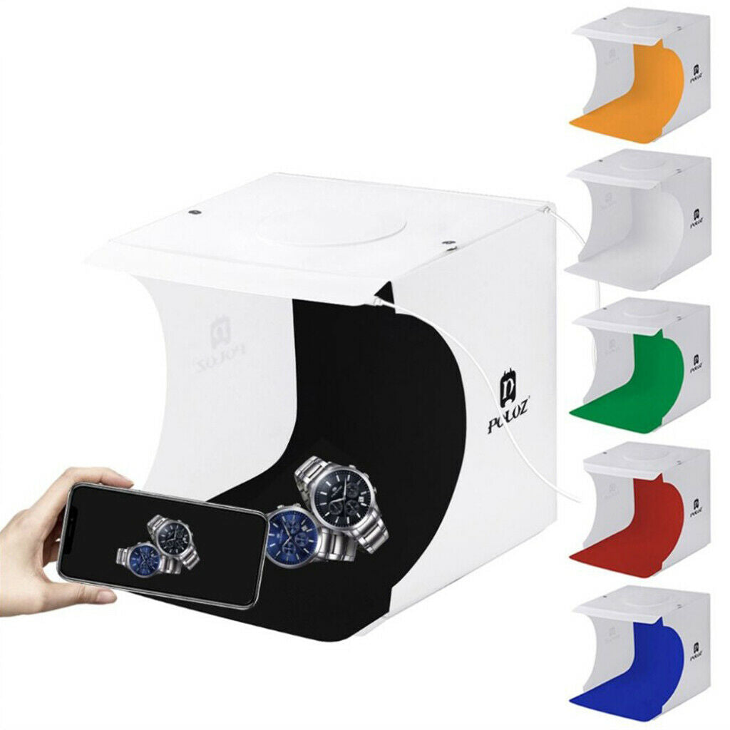 7W Portable Table Top Photo Studio Box LED Lighting Tent Softbox Lighting Kit
