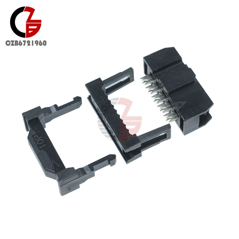 20PCS IDC FC-10 Connector 10 PIN Female Header 2.54 mm