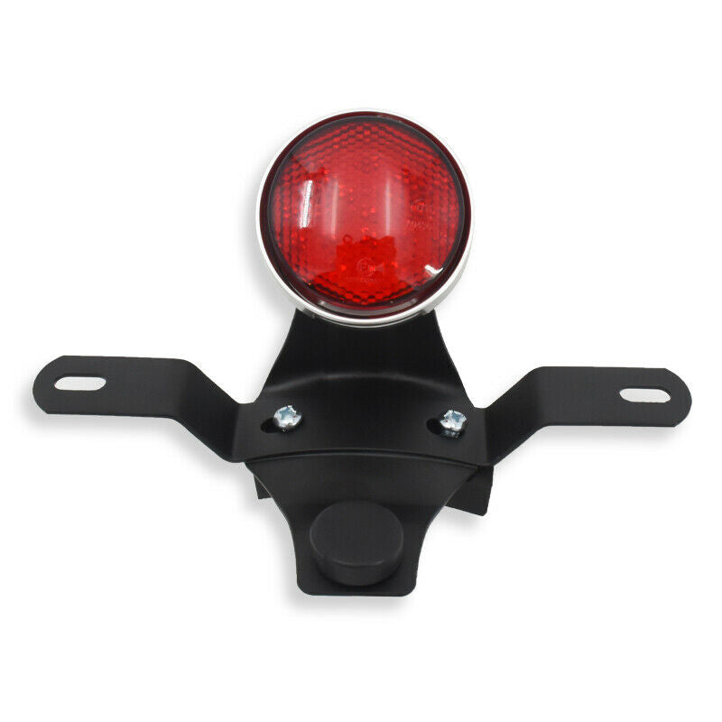 Retro Motorcycle Bike LED Rear Brake License Plate Turn Signal Stop Tail Light