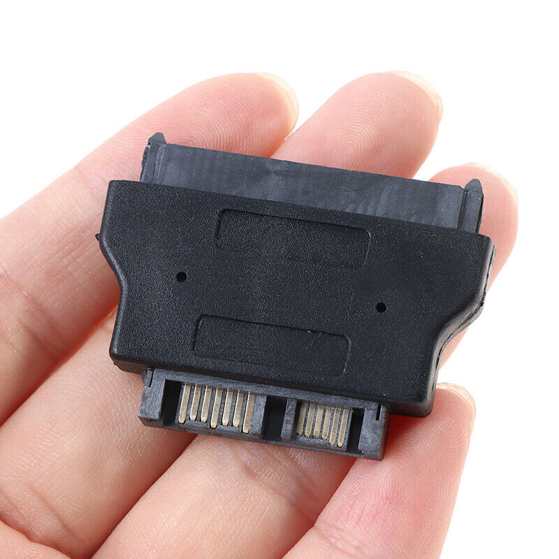 SATA 22Pin to 13Pin Slimline SATA  Adapter 7+15 Serial Female to 7+6 MaleFCA